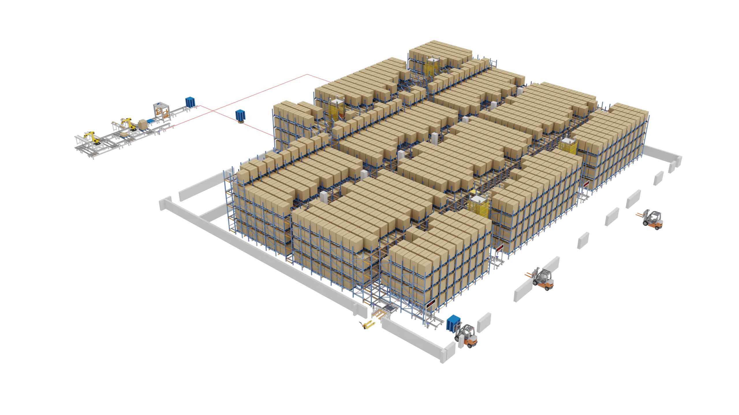 Cold Storage Shuttle Racking