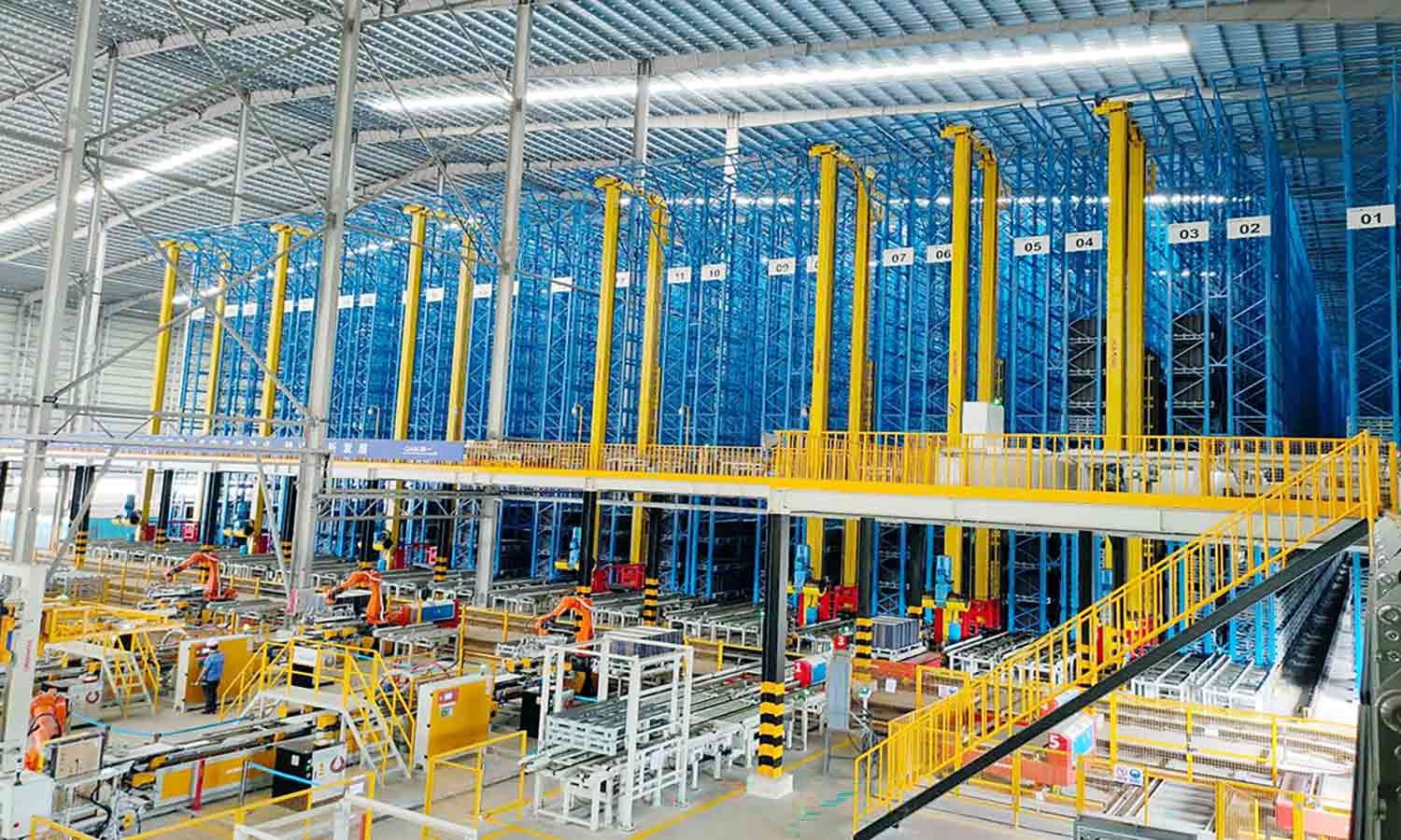Destaques da solução de armazém vertical automatizado