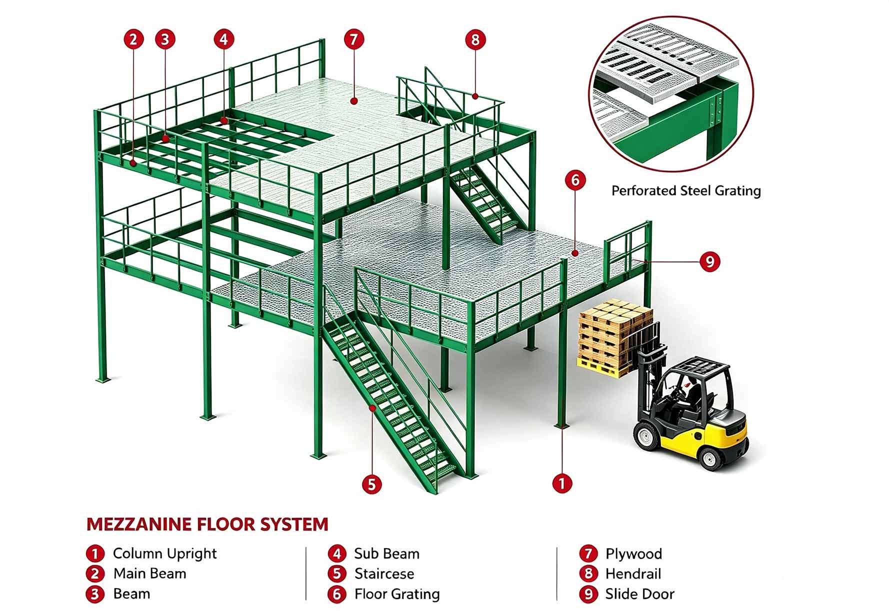 Steel Platform Racking Steel Platform Racking