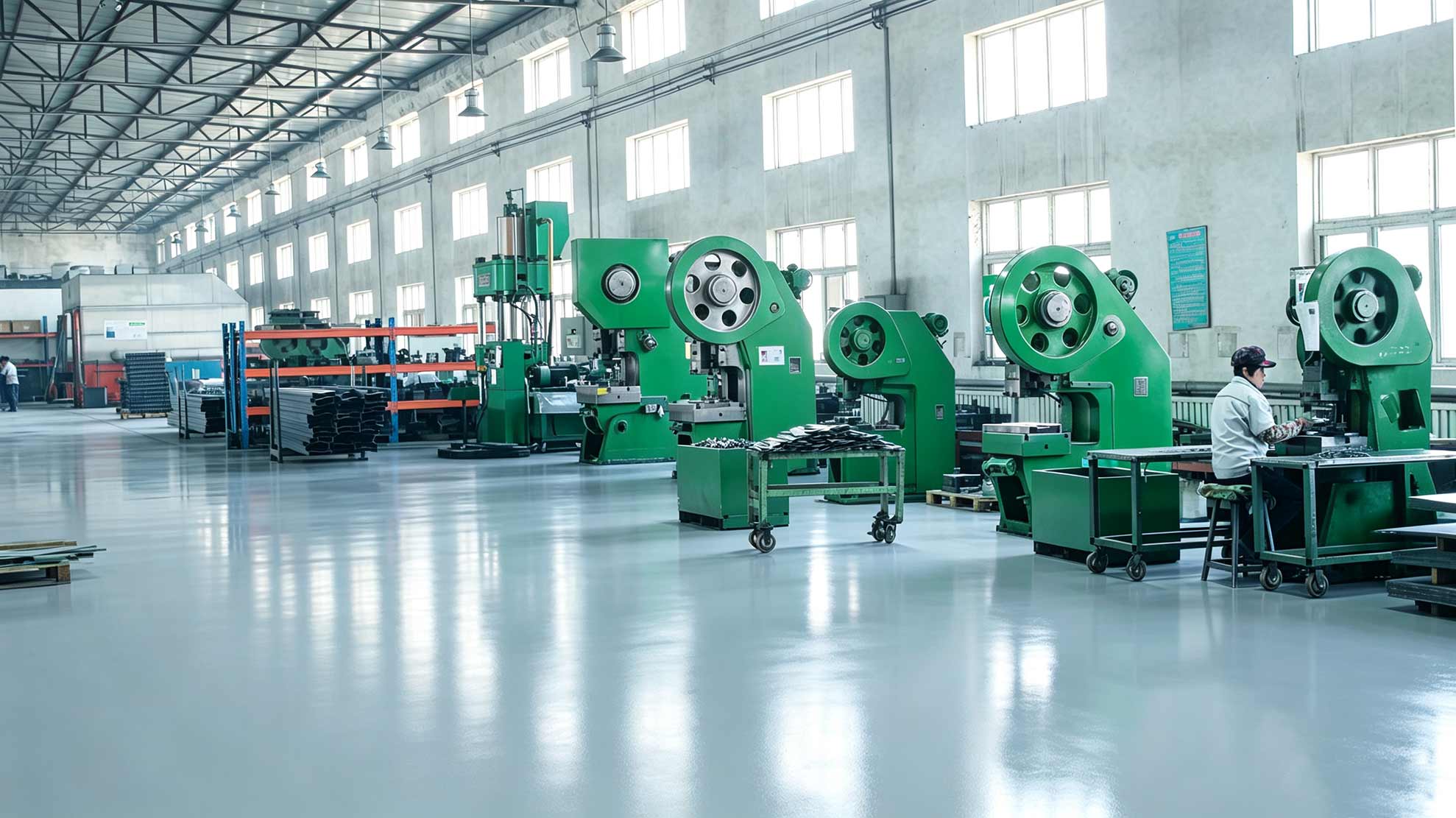 We have a large-scale manufacturing plant We have a large-scale manufacturing plant